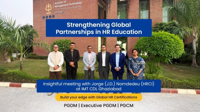 Strengthening Global Partnerships in HR Education: A Transformative Meeting at IMT CDL Ghaziabad